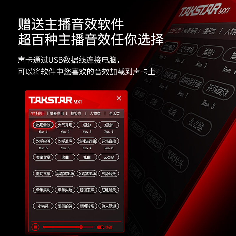 Takstar得勝MX1
